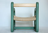 Child chair-グリーン（背面）