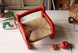 Child chair-レッド